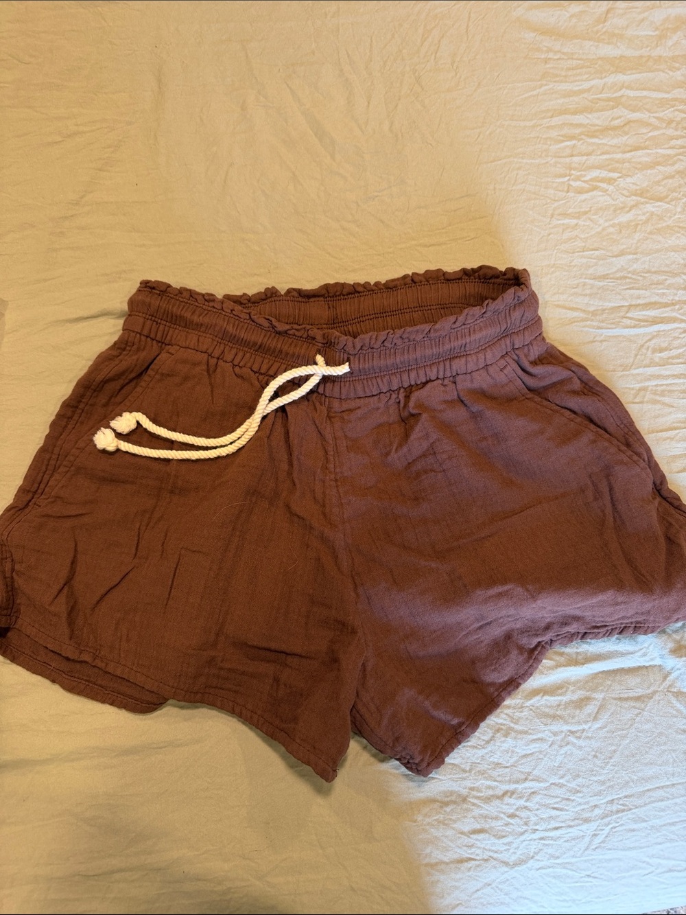 Old Navy Women's Drawstring Lounge Shorts - Brown